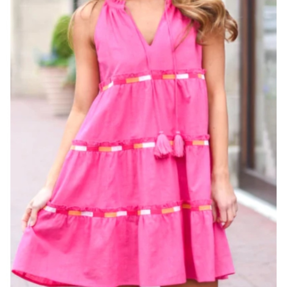 J Marie pink Sasha dress (like new)